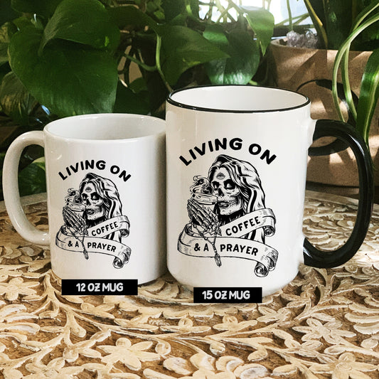 Virgin Mary Guadalupe Coffee Mug, Virgin Mary With Crystals Mug, Blessed Virgin Mug, Blessed Coffee Mug, Virgin Mary Mug